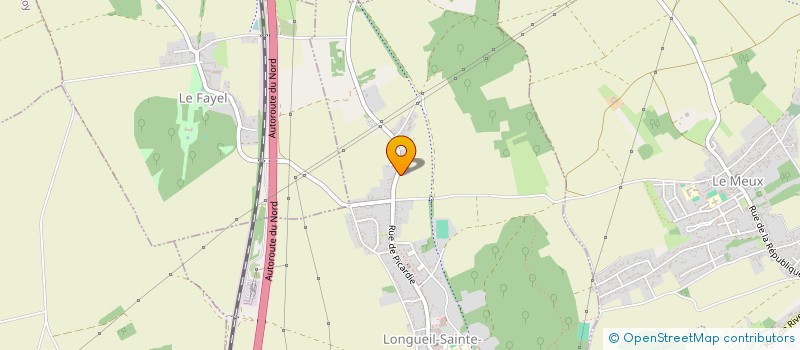 localisation de l'entreprise LES OLIVIERS  LONGUEIL-SAINTE-MARIE