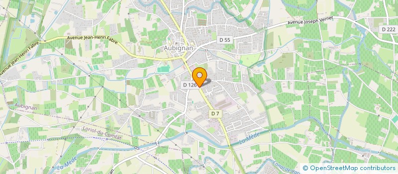 localisation de l'entreprise LES OLIVIERS  AUBIGNAN