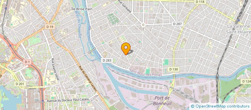 localisation de l'entreprise LES OLIVIERS à SAINT-MAUR-DES-FOSSES