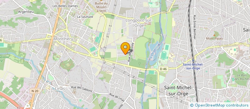 localisation de l'entreprise LES OLIVIERS à LONGPONT-SUR-ORGE