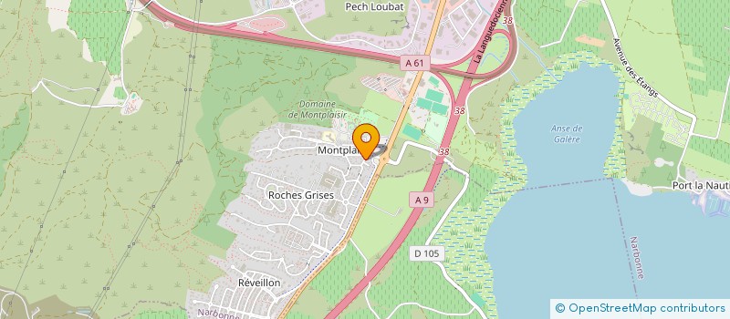 localisation de l'entreprise LES OLIVIERS  NARBONNE