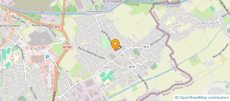 localisation de l'entreprise LES OLIVIERS  LEERS