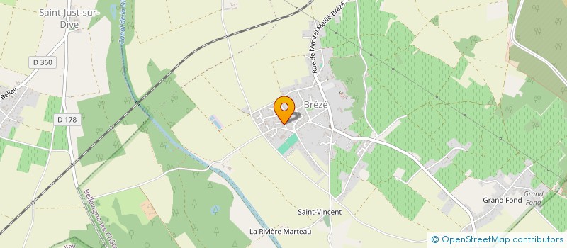 localisation de l'entreprise LES OLIVIERS  BELLEVIGNE-LES-CHATEAUX