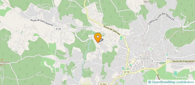localisation de l'entreprise LES OLIVIERS à LORGUES