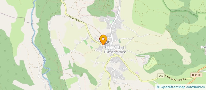 localisation de l'entreprise LES OLIVIERS  SAINT-MICHEL-L'OBSERVATOIRE