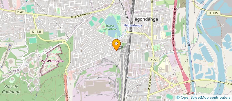 localisation de l'entreprise LES OLIVIERS DE LA POMPOSA à HAGONDANGE