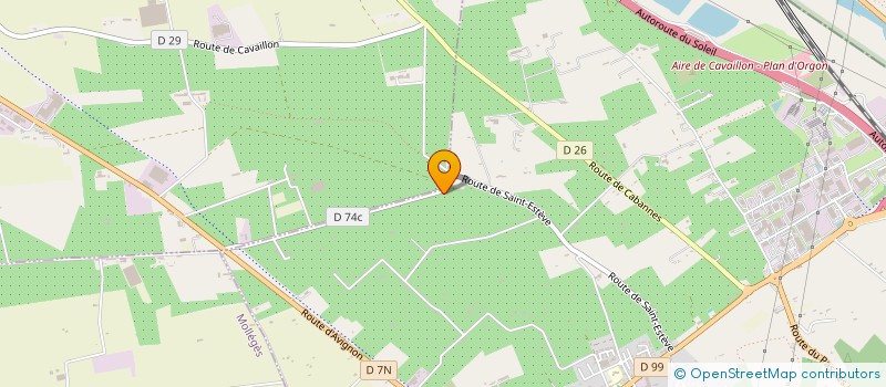 localisation de l'entreprise LES OLIVIERS DE SAINT ESTEVE à PLAN D'ORGON