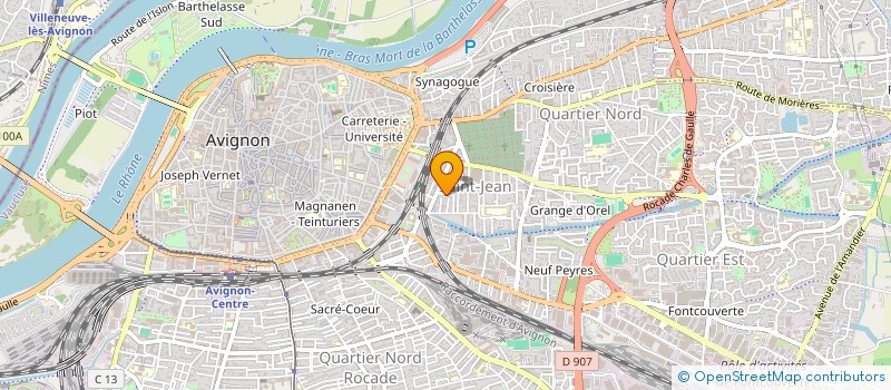 localisation de l'entreprise LES OLIVIERS DES CEVENNES  AVIGNON