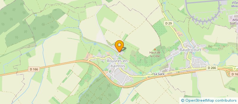 localisation de l'entreprise LES OLIVIERS DU BEAUSSET  ROUVRES-EN-XAINTOIS