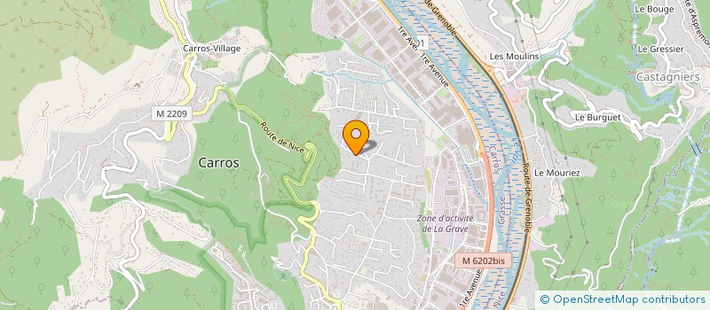 localisation de l'entreprise LES OLIVIERS G.L.A à CARROS
