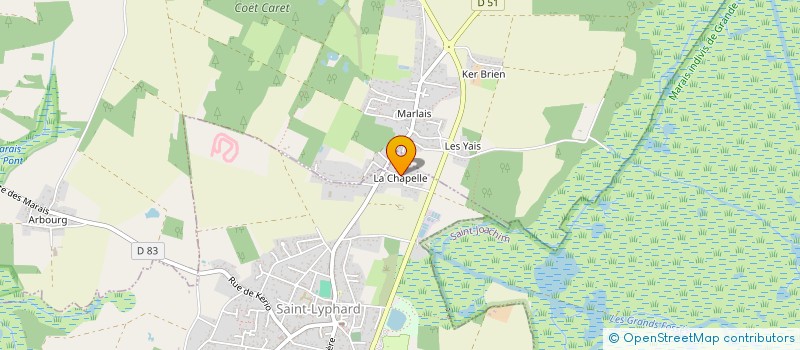 localisation de l'entreprise LES OLIVIERS HOLDING  SAINT-LYPHARD