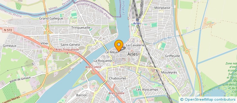 localisation de l'entreprise LES OLIVIERS SONT BLEUS à ARLES