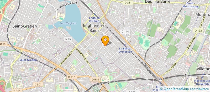 localisation de l'entreprise LES OLLIS à ENGHIEN-LES-BAINS