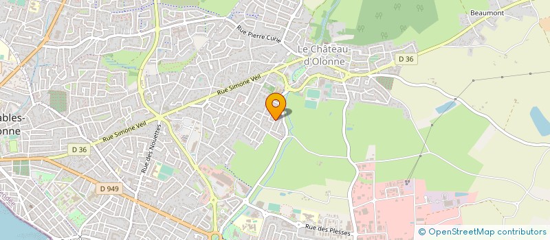 localisation de l'entreprise LES OLONNES SERVICES à LES SABLES D'OLONNE