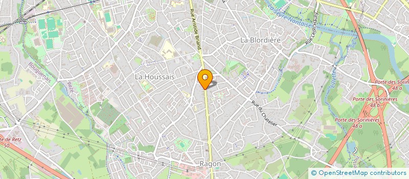 localisation de l'entreprise LES OLS 33 à ORVAULT