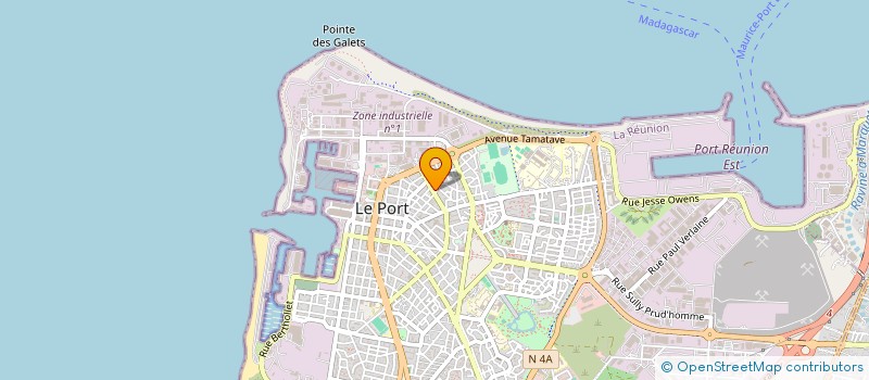 localisation de l'entreprise LES OLYMPIADES à LE PORT