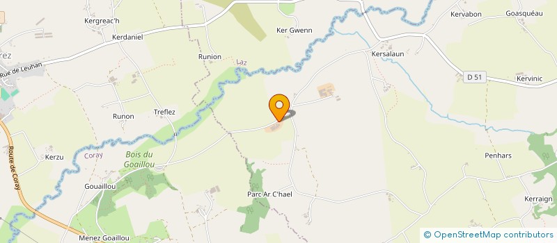 localisation de l'entreprise LES OLYMPIADES DE SCAER  SCAER