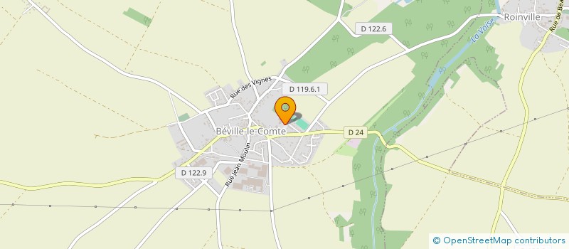 localisation de l'entreprise LES OLYMPIENS à BEVILLE-LE-COMTE
