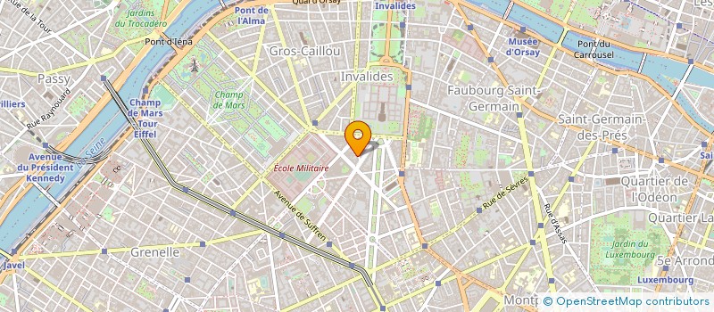 localisation de l'entreprise LES OMBRAGES à PARIS