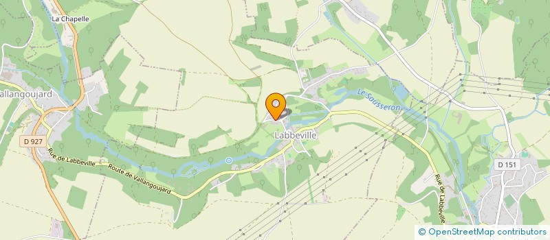 localisation de l'entreprise LES OMBRAGES  LABBEVILLE