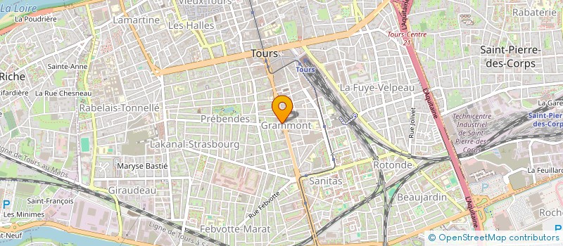 localisation de l'entreprise LES OMBRIERES DE NEUVY  TOURS