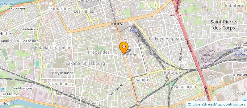 localisation de l'entreprise LES OMBRIERES DES VARENNES  TOURS