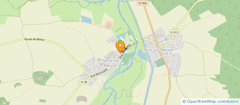 localisation de l'entreprise LES OME à CHARNY-SUR-MEUSE