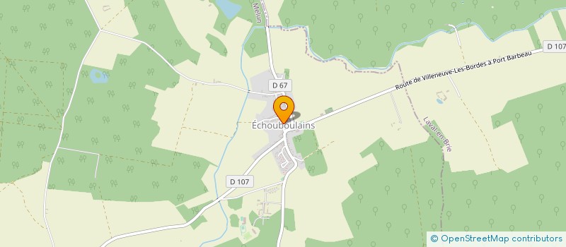 localisation de l'entreprise LES ONDES MUSICALES DE BOULAINS  ECHOUBOULAINS