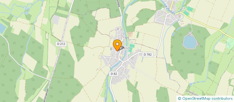 localisation de l'entreprise LES ONDINES  ROSSFELD