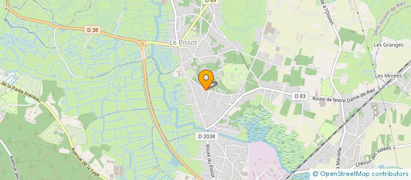 localisation de l'entreprise LES ONDINES à SAINT-HILAIRE-DE-RIEZ