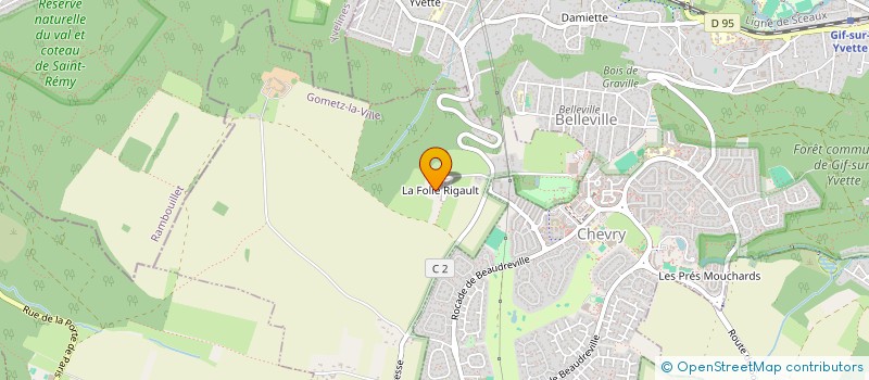 localisation de l'entreprise LES ONGLES DE CHEVRY à GOMETZ-LA-VILLE