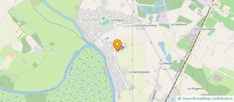 localisation de l'entreprise LES ONGROIS  ECOUFLANT