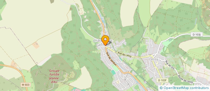 localisation de l'entreprise LES OPALIAS  CHATEL-SAINT-GERMAIN