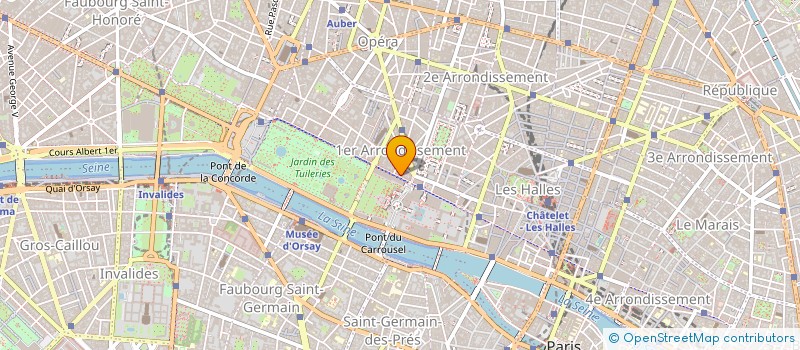 localisation de l'entreprise LES OPTICIENS DESIGNERS à PARIS