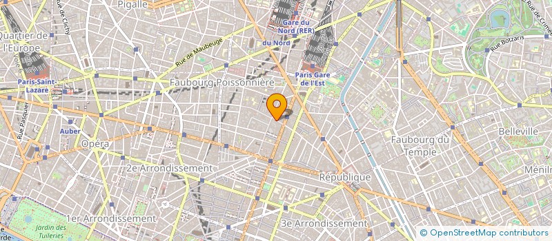 localisation de l'entreprise LES OPTICIENS DU CHATEAU  PARIS