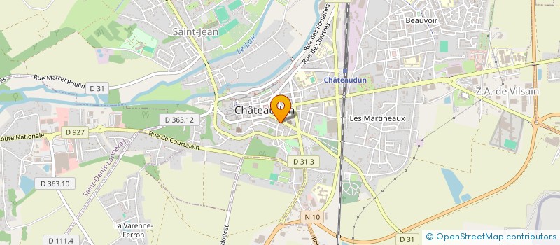 localisation de l'entreprise LES OPTICIENS DUNOIS à CHATEAUDUN