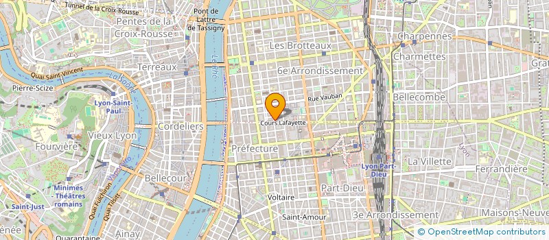 localisation de l'entreprise LES OPTICIENS MOBILES à LYON