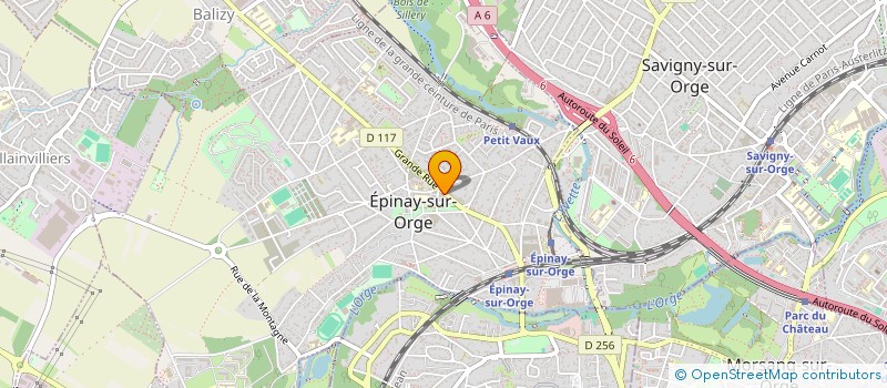 localisation de l'entreprise LES OPTICIENS VISIONR à EPINAY-SUR-ORGE