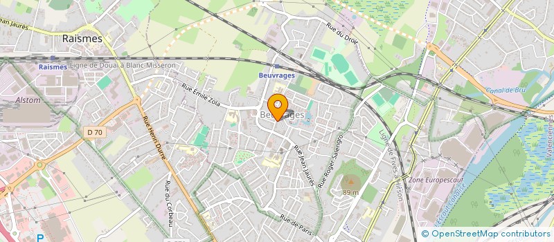 localisation de l'entreprise LES OPTICIENS VOISINS à VALENCIENNES