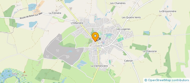 localisation de l'entreprise LES ORAGES  VAIRE