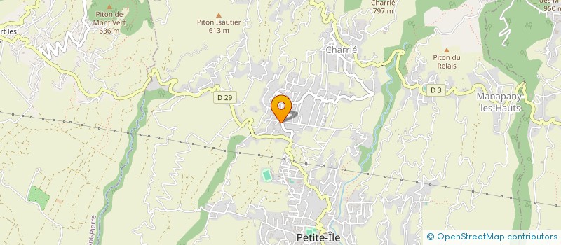 localisation de l'entreprise LES ORANGEADES à PETITE-ILE