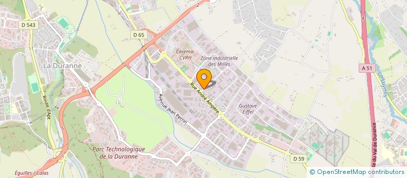 localisation de l'entreprise LES ORANGERS à AIX-EN-PROVENCE