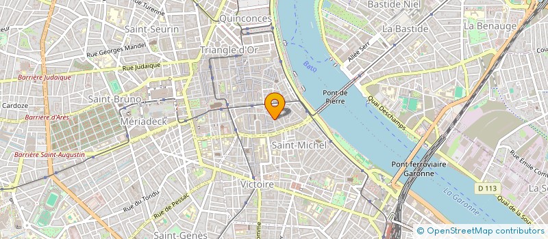 localisation de l'entreprise LES ORBITES EFFAROUCHEES  BORDEAUX