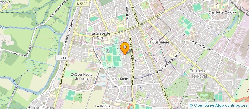 localisation de l'entreprise LES ORCC  IFS