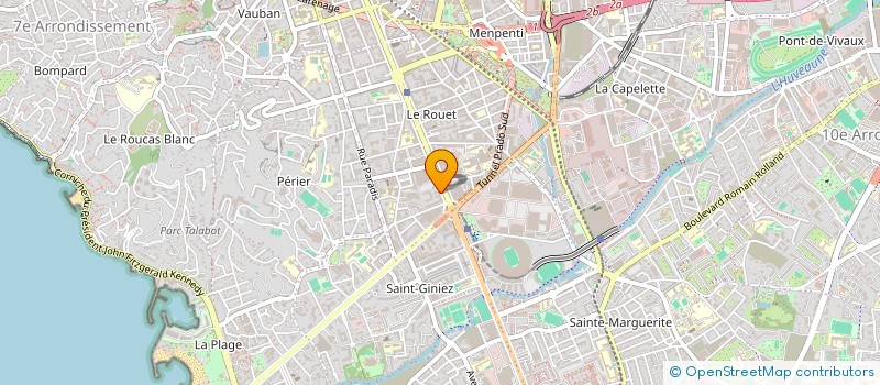 localisation de l'entreprise LES ORCHIDEES à MARSEILLE
