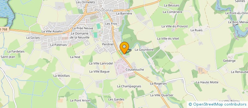 localisation de l'entreprise LES ORCHIDEES  BEAUSSAIS-SUR-MER