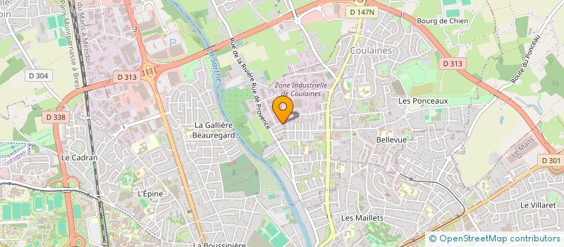 localisation de l'entreprise LES ORCHIDEES  SAINT-PAVACE