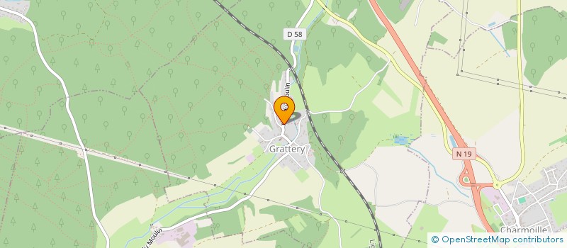 localisation de l'entreprise LES ORCHIDEES  GRATTERY