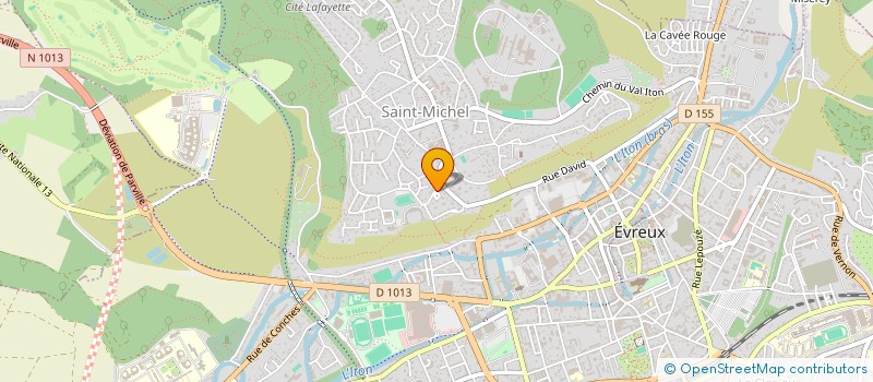 localisation de l'entreprise LES ORCHIDEES  EVREUX