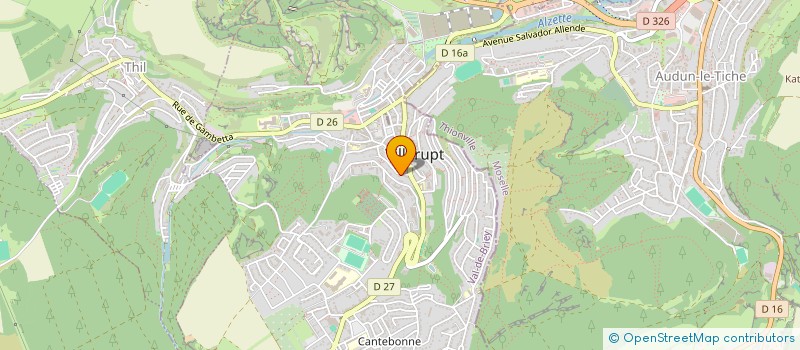 localisation de l'entreprise LES ORCHIDEES  BREHAIN-LA-VILLE